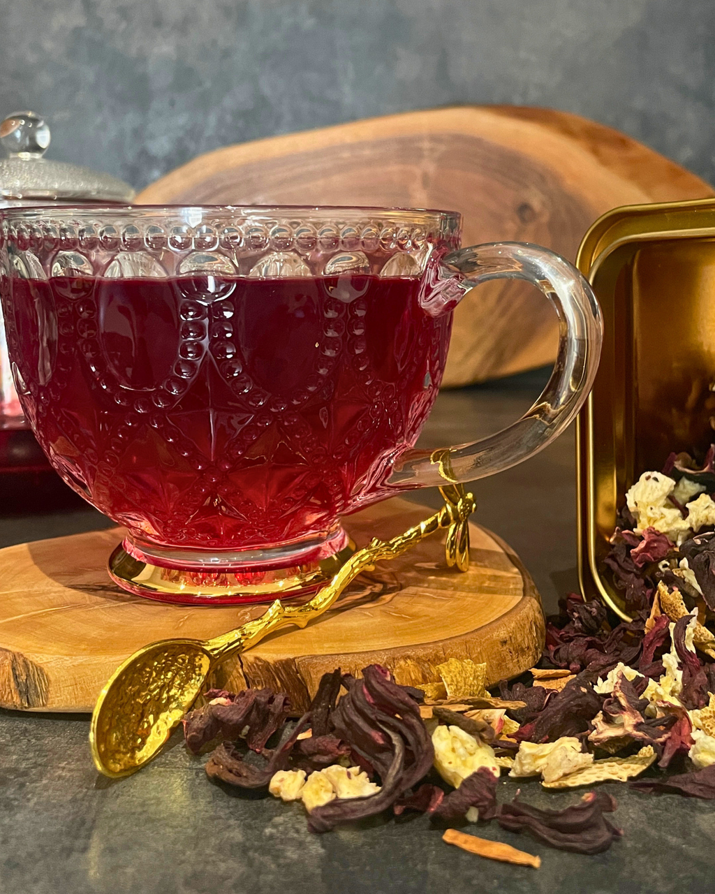 BISSAP BLOOM | Organic West African Hibiscus Tea | Loose Leaf